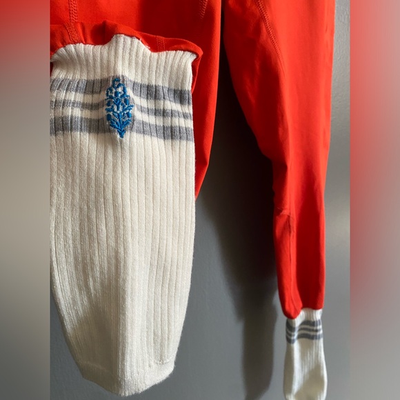 FP Movement Women’s Sock It To Me Leggings Flame Orange Size Medium - Picture 12 of 13